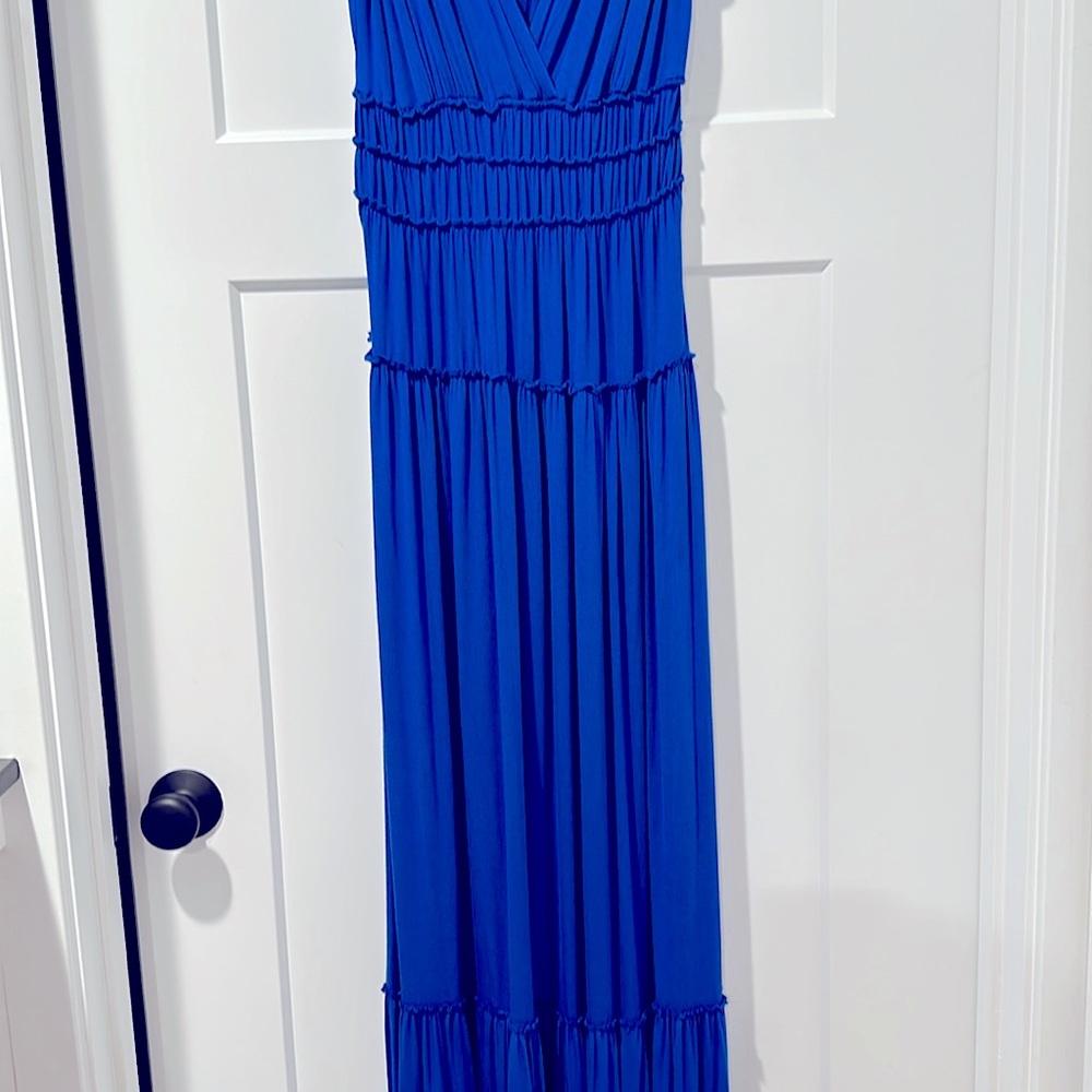 NWOT Sangria maxi long dress 95% rayon 5% spandex size M - Picture 5 of 6